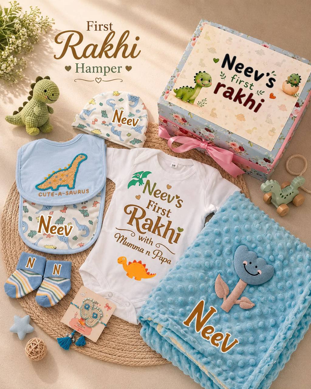 Personlised First Rakhi Gift