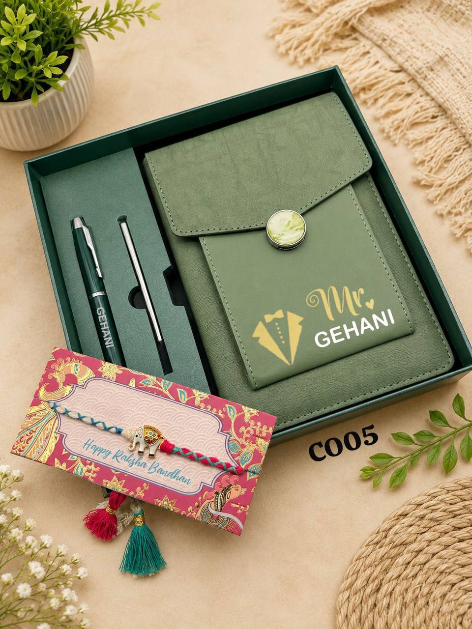 Personalised Rakhi Gift Set