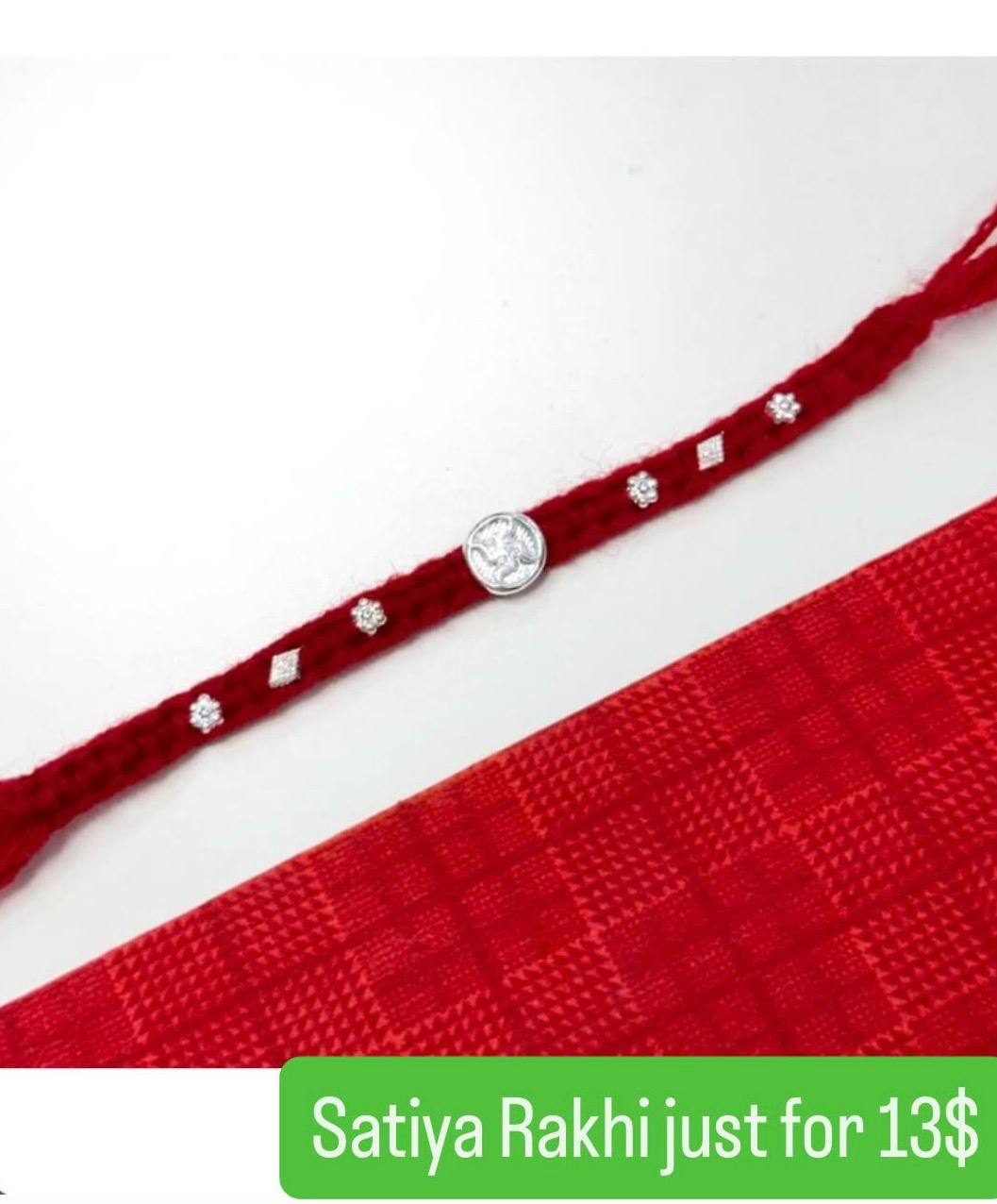 Pure Silver Satiya Rakhi