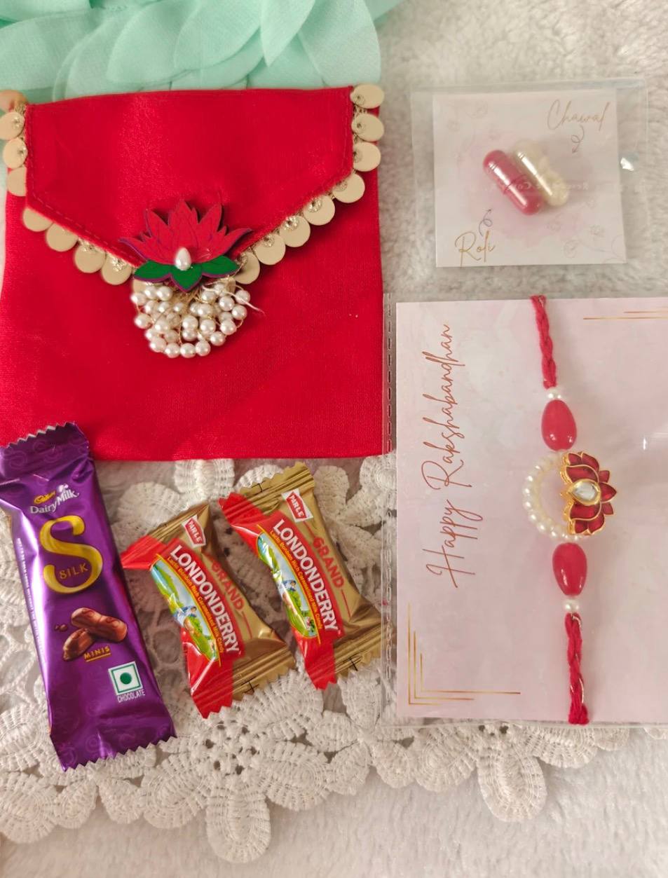 Lotus Bhai Rakhi