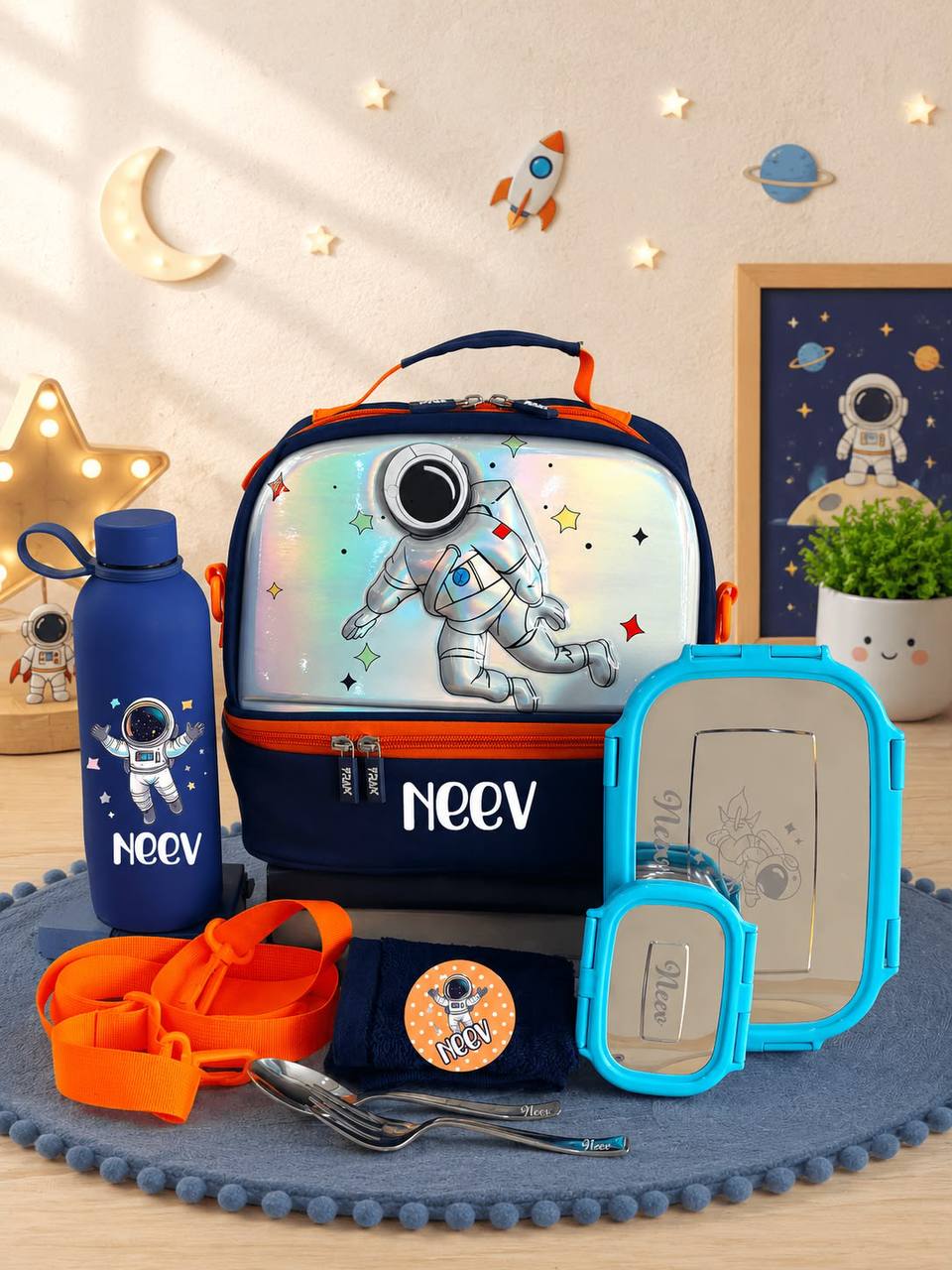 Personlised Rakhi lunch box combo