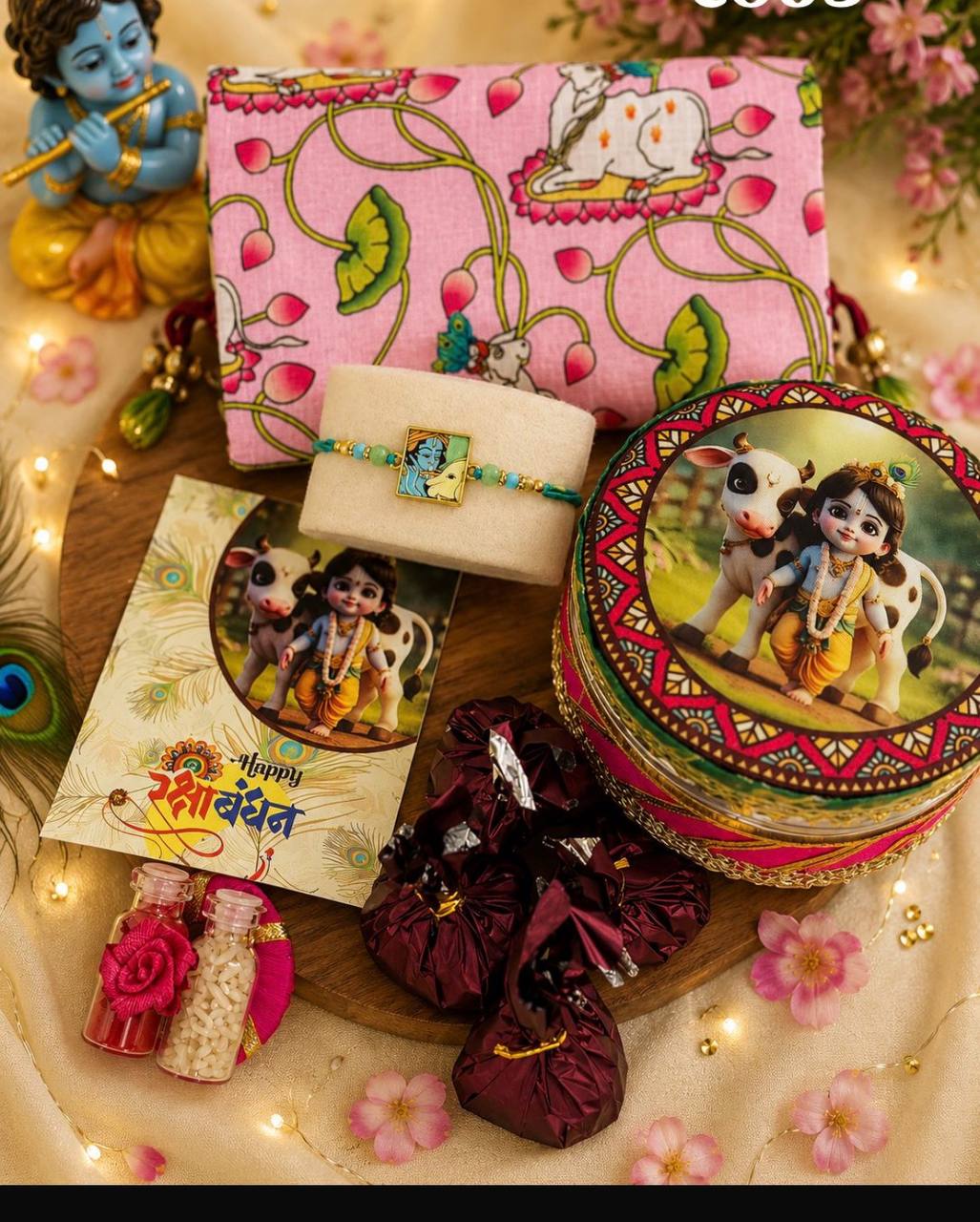 Krishna Rakhi combo just for 18&
