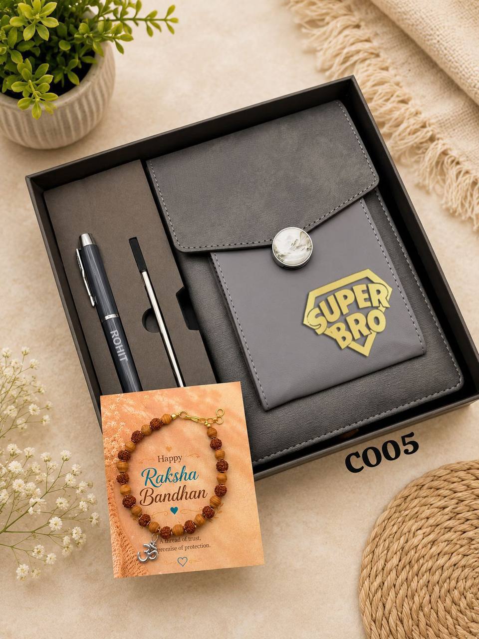Personalised Rakhi Gift Set