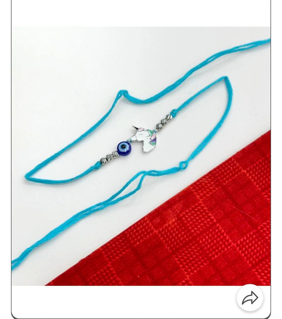 Pure Silver Kids Rakhi